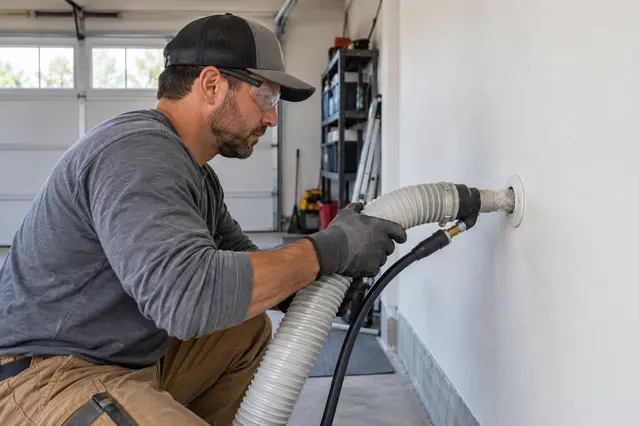 Garage Wall Dense Packing