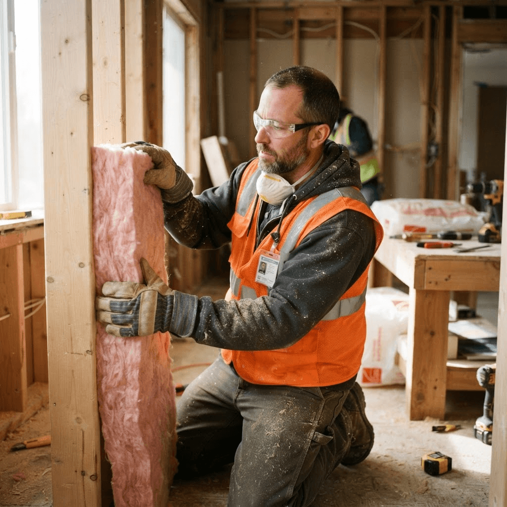 Soundproofing Batt Installation