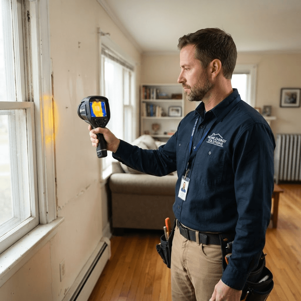 Thermal imaging energy audit